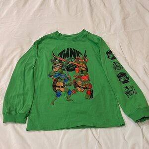 Nickelodeon TMNT Green Long Sleeve Tee